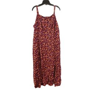 Old navy maroon xl maxi dress